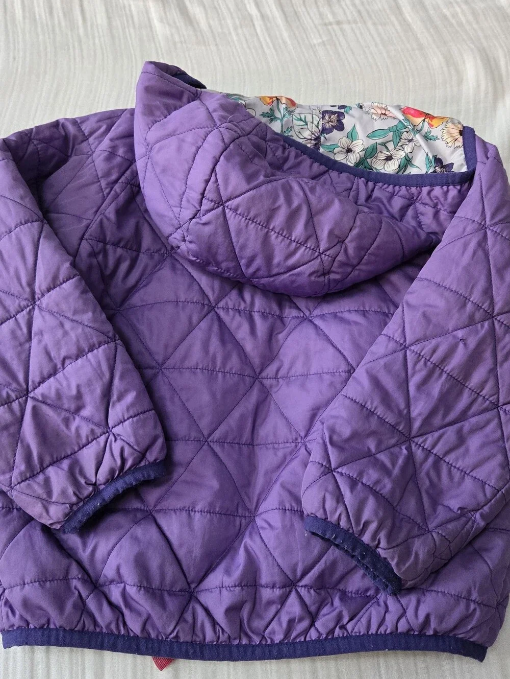 Patagonia Reversible Jacket & Snowpants 4T Floral Purple